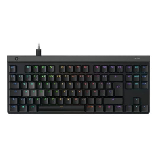 Clavier mécanique Logitech G515 RAPID TKL QWERTY espagnol rétroéclairé RGB profil bas