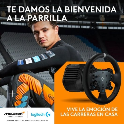 Logitech G RS50 System Volante de Simulação 8 N·m em Pele com Cabo USB e 13 Botões para PC/PS5/PS4