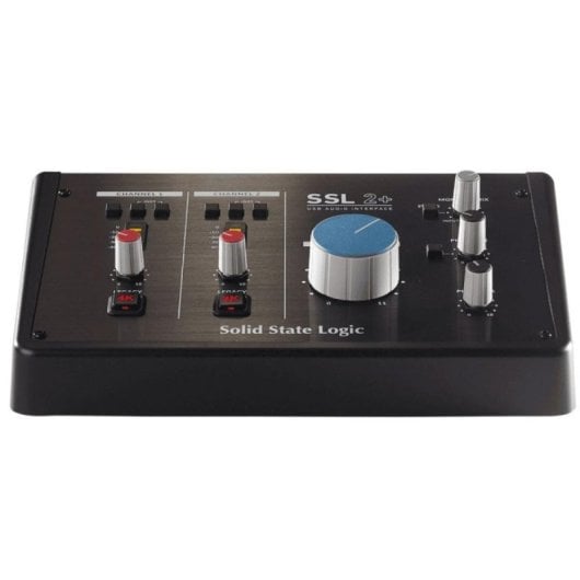 Solid State Logic SSL 2+ Interface de Áudio USB com 2 Entradas/4 Saídas 24bit 192kHz Preto