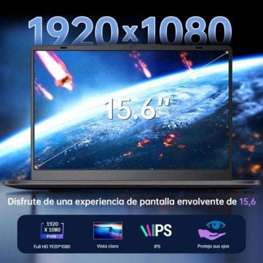 Portátil Vanwin 15,6" Intel Celeron N5095 24GB 512GB SSD Huella Teclado Retroiluminado