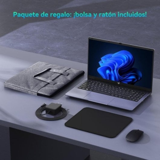 Portátil Huidun HiBook 6 15.6" Intel Twin Lake N150 16GB 256GB SSD
