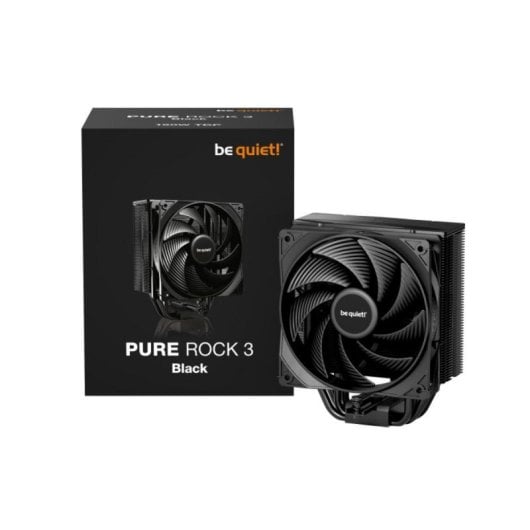 Raffreddamento ad Aria be quiet! Socket AM4 LGA1700 120mm Pure Rock 3 Black PWM