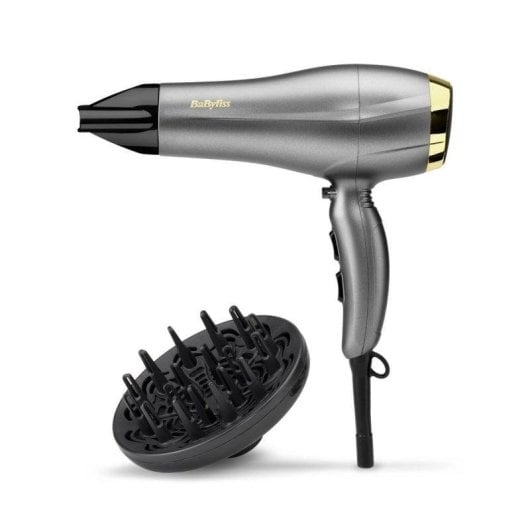 Phon Professionale Ionico BaByliss 5513TE 2300W 3 Temperature 2 Velocità Gold Titanium con Accessori