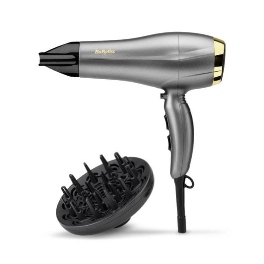 Phon Professionale Ionico BaByliss 5513TE 2300W 3 Temperature 2 Velocità Gold Titanium con Accessori
