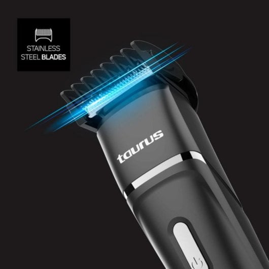 Afeitadora Taurus Hipnos Complet, Foil Shaver, AC/Batería, Negro, 6 Cabezales, Acero Inoxidable, Uso en Seco o Mojado