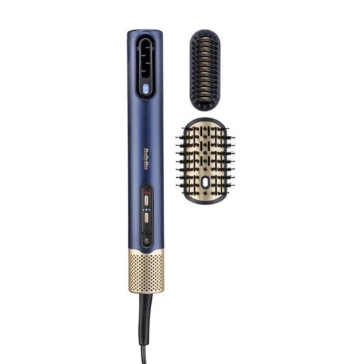 Spazzole Modellanti BaByliss Air Power AS6550E 1600W Ceramica Ionica 4 Temperature Getto Freddo 2 Accessori Blue
