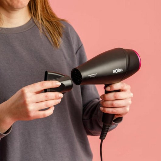Secador de Pelo Iónico Solac Fast 2200 Ionic SH7083 2200W Negro