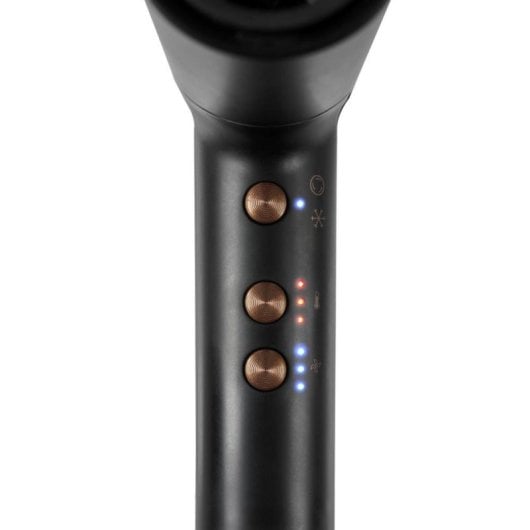 Sèche-cheveux professionnel Princess Airstyler Pro 529205, 2000 W, 110000 RPM, 6 vitesses, 9 accessoires, noir