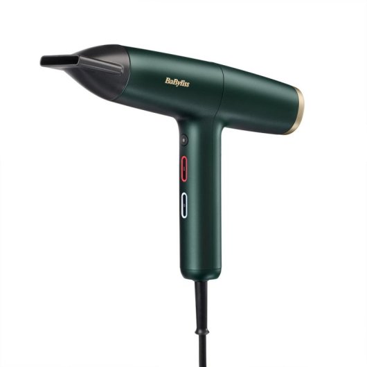 Secador de pelo BaByliss Air Power Pro 1700 W oro y verde digital iónico