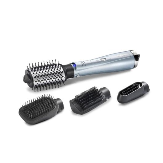 Cepillo de Aire Caliente BaByliss Hydro-Fusion AS774E 1000 W Azul/Plata 4 en 1 Plasma Iónico