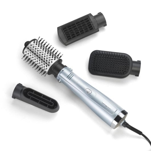Cepillo de Aire Caliente BaByliss Hydro-Fusion AS774E 1000 W Azul/Plata 4 en 1 Plasma Iónico