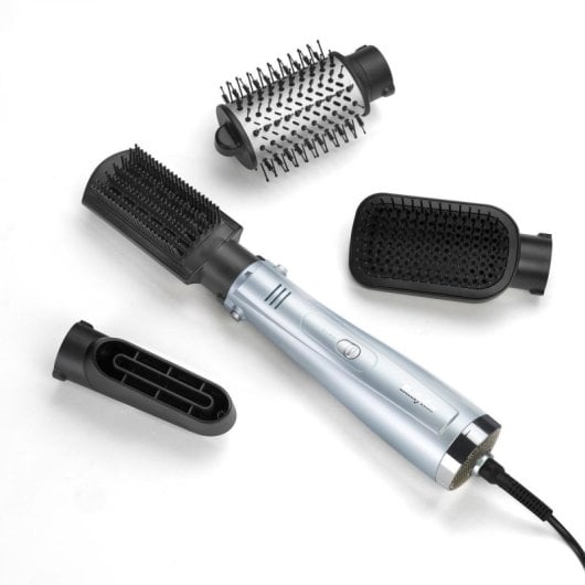 Cepillo de Aire Caliente BaByliss Hydro-Fusion AS774E 1000 W Azul/Plata 4 en 1 Plasma Iónico