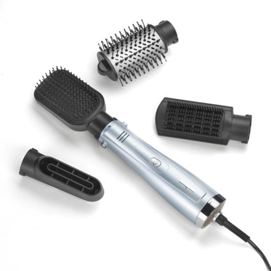 Cepillo de Aire Caliente BaByliss Hydro-Fusion AS774E 1000 W Azul/Plata 4 en 1 Plasma Iónico