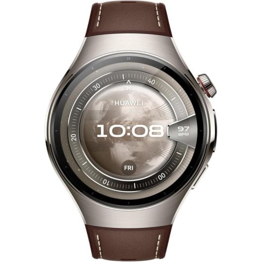 HUAWEI Watch 5 eSIM Bluetooth GPS 46mm AMOLED Titan Braun SpO2 ECG 11 Tage