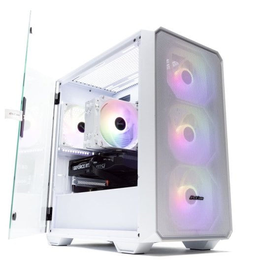PcCom Ready Intel Core i5-12400F / 32GB / 1TB SSD / RTX 5060 Ti 16GB + Windows 11 Home Weiß V2