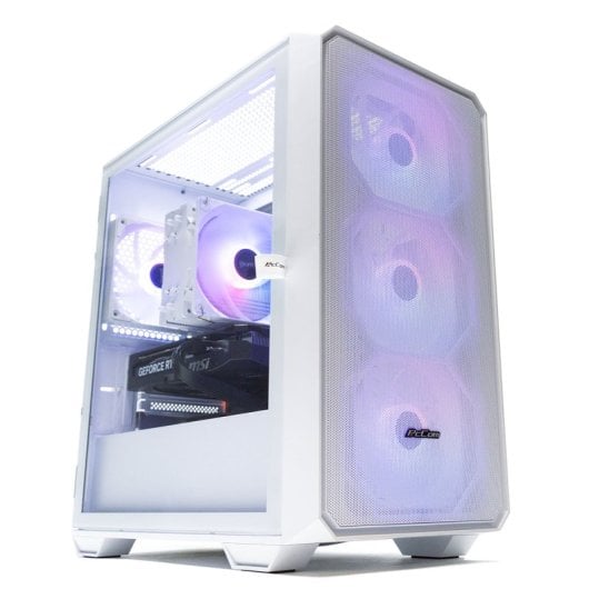 PcCom Ready Intel Core i5-12400F / 32GB / 1TB SSD / RTX 5060 Ti 16GB + Windows 11 Home Weiß V2