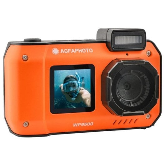 Cámara Digital Compacta AgfaPhoto Realishot WP9500 24 MP 18x Zoom Digital Sensor CMOS Dual Pantalla Resistente al Agua