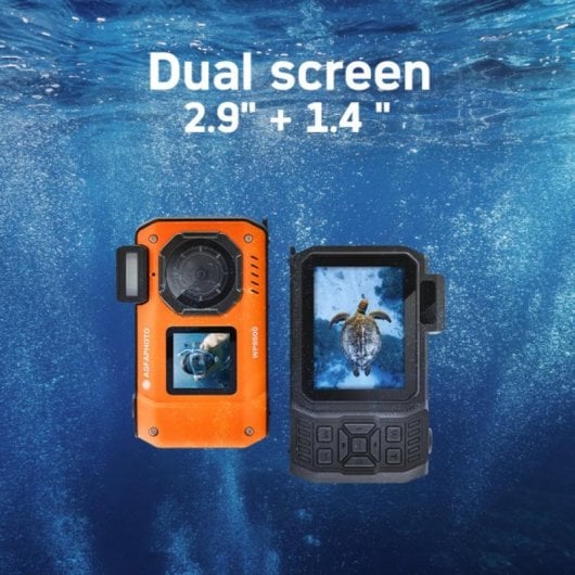 Cámara Digital Compacta AgfaPhoto Realishot WP9500 24 MP 18x Zoom Digital Sensor CMOS Dual Pantalla Resistente al Agua