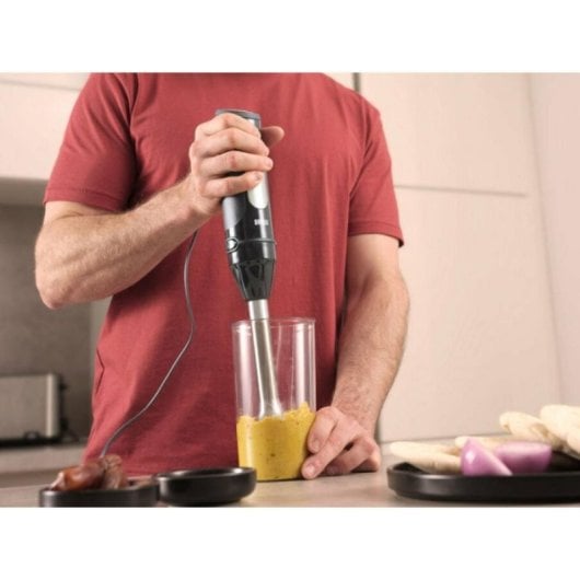 Batidora de mano Braun MultiQuick 5 Pro MQ 55236 M/ 1000W/ 25 velocidades/ picadora 500 ml/ vaso medidor 600 ml/ batidor