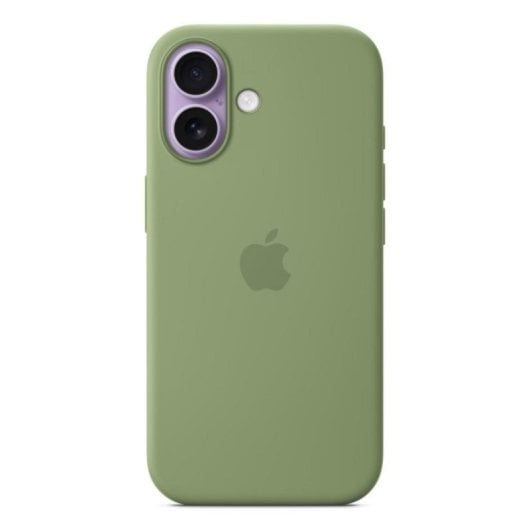 Custodia in silicone con MagSafe per iPhone 17 Light Moss/Verde 16 cm (6.3")