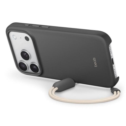 Custodia Kickstand Beats con MagSafe Granite Grey per iPhone 17 Pro 6.3" Cordino Supporto Antigraffio