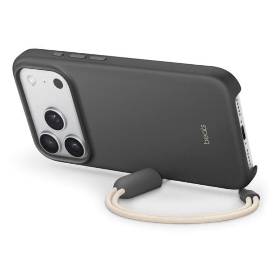 Custodia Kickstand Beats con MagSafe Granite Grey per iPhone 17 Pro 6.3" Cordino Supporto Antigraffio