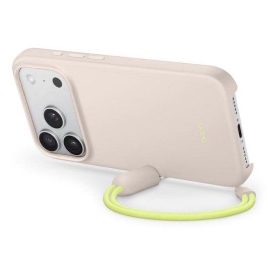 Beats Kickstand mit MagSafe und Kamerasteuerung für iPhone 17 Pro, Granite Grey, Polycarbonat, Mikrofaser, MagSafe-kompatibel, Tischständer, Anti-Fingerprint-Oberfläche, Fallschutz, kabelloses Laden