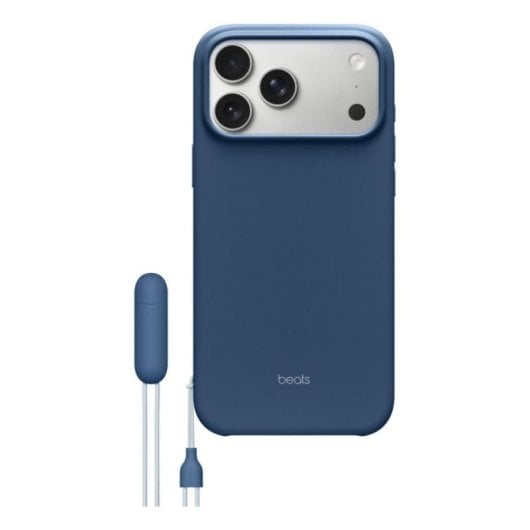 Coque Kickstand de Beats avec MagSafe et Contrôle de Caméra pour iPhone 17 Pro Max Bedrock Blue/6.9"