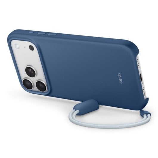 Coque Kickstand de Beats avec MagSafe et Contrôle de Caméra pour iPhone 17 Pro Max Bedrock Blue/6.9"