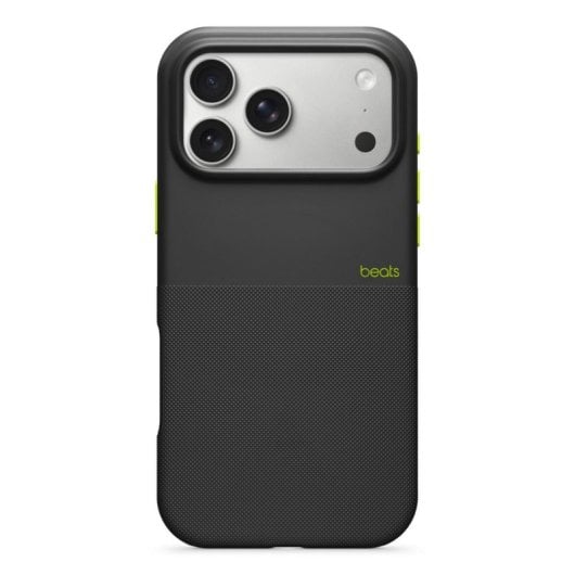 Coque Rugged Beats Everest Black avec MagSafe et Contrôle de Caméra pour iPhone 17 Pro Max 6.9" Microfibre/Polymère Noir