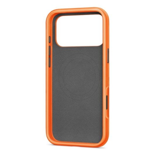 Coque Rugged Beats avec MagSafe et Contrôle de Caméra pour iPhone 17 Pro Max (Sierra Orange, microfibre et polymère)