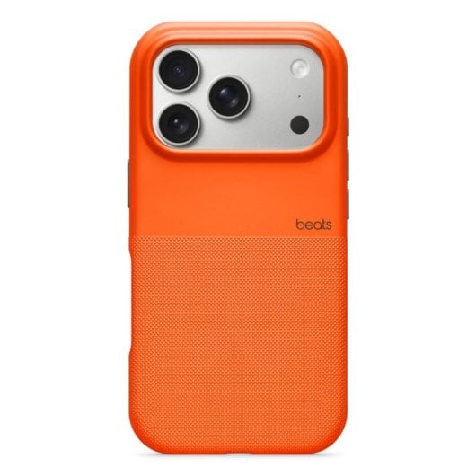 Coque Rugged Beats avec MagSafe et contrôle de caméra pour iPhone 17 Pro Sierra Orange (TPU, 6.3")