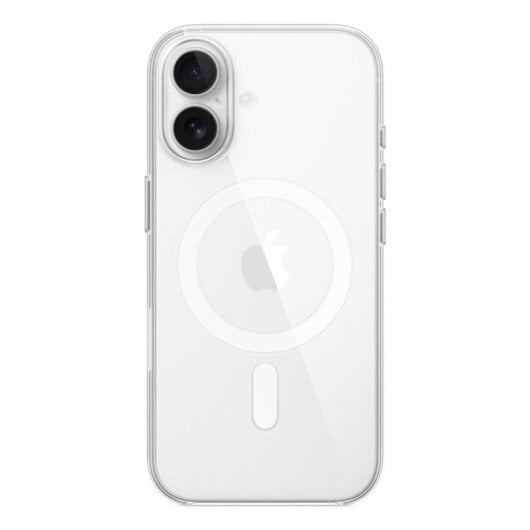 Custodia trasparente in policarbonato per iPhone 17 compatibile con MagSafe 6,3"