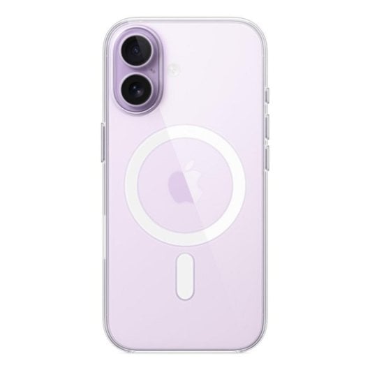 Custodia trasparente in policarbonato per iPhone 17 compatibile con MagSafe 6,3"