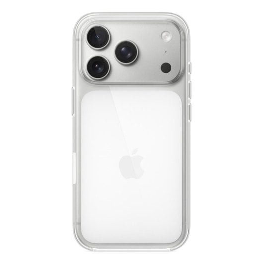 Custodia trasparente per iPhone 17 Pro, compatibile MagSafe, policarbonato, antigraffio, anti-ingiallente