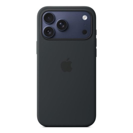Funda de Silicona Negra con MagSafe para iPhone 17 Pro Max