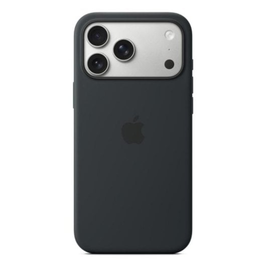 Funda de Silicona Negra con MagSafe para iPhone 17 Pro Max