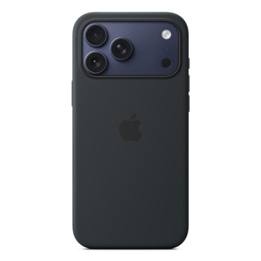 Funda de Silicona Negra con MagSafe para iPhone 17 Pro Max