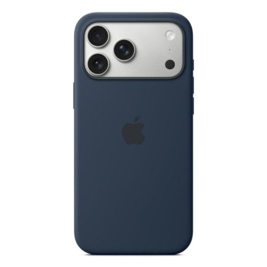 Funda de silicona Apple MagSafe Midnight para iPhone 17 Pro Max, 6.9", microfibra, azul oscuro