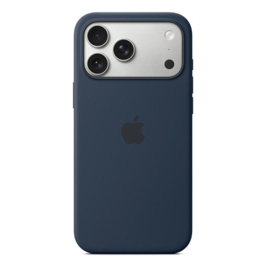 Funda de silicona Apple MagSafe Midnight para iPhone 17 Pro Max, 6.9", microfibra, azul oscuro