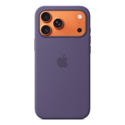 Apple MGFN4ZM/A Silikonhülle mit MagSafe für iPhone 17 Pro Max Purple Fog
