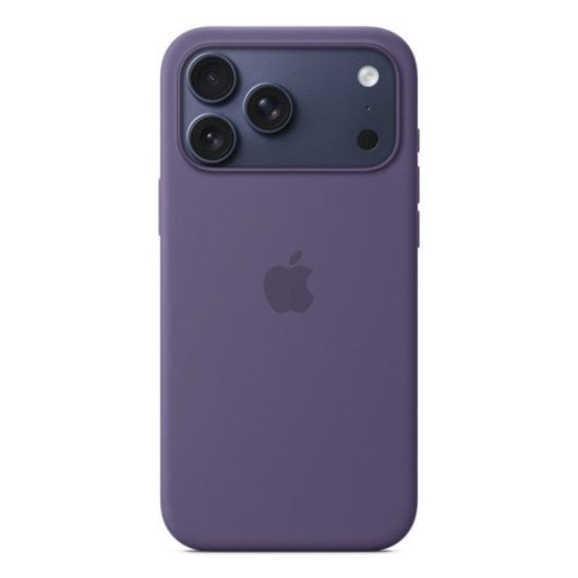 Apple MGFN4ZM/A Silikonhülle mit MagSafe für iPhone 17 Pro Max Purple Fog