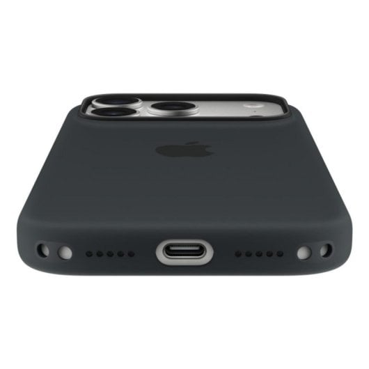 Custodia in silicone MagSafe nera compatibile con iPhone 17 Pro, Apple MGFK4ZM/A, 6.3"