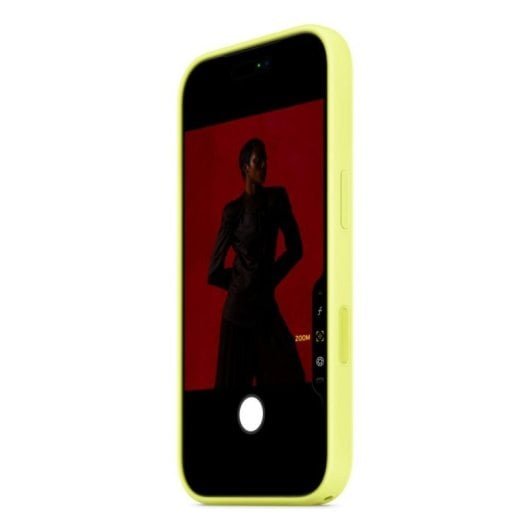 Custodia in silicone con MagSafe per iPhone 17 Pro Neon Yellow