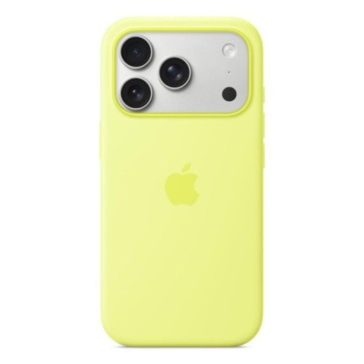 Custodia in silicone con MagSafe per iPhone 17 Pro Neon Yellow