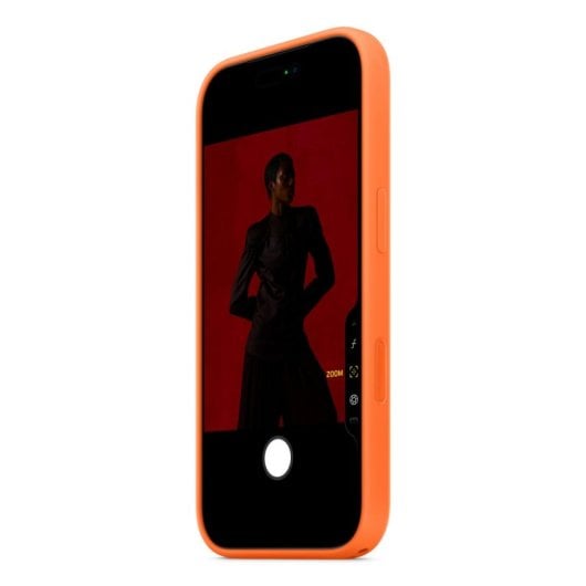 Custodia in silicone con MagSafe per iPhone 17 Pro, Arancione