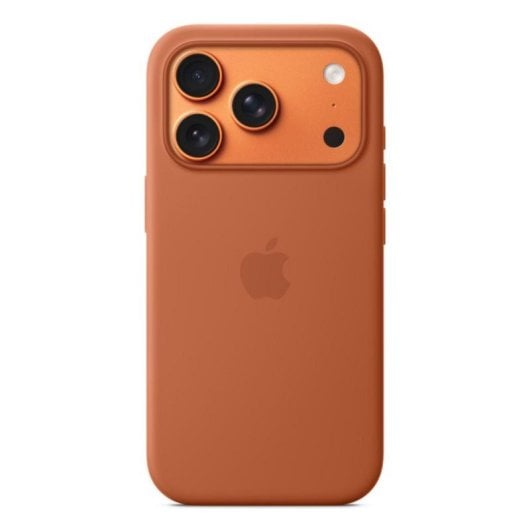 Custodia in silicone con MagSafe per iPhone 17 Pro Terracotta