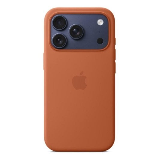 Custodia in silicone con MagSafe per iPhone 17 Pro Terracotta
