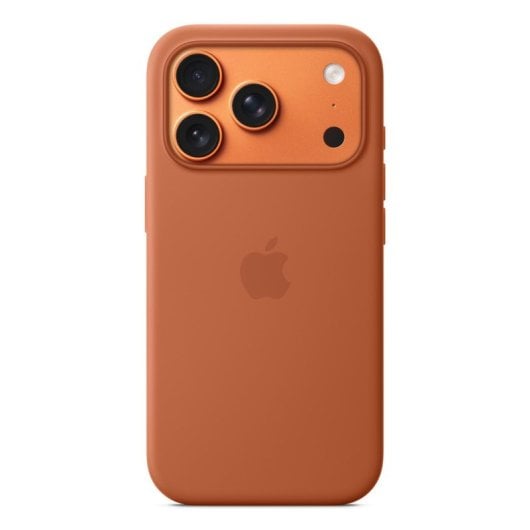 Custodia in silicone con MagSafe per iPhone 17 Pro Terracotta