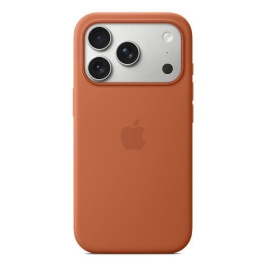 Custodia in silicone con MagSafe per iPhone 17 Pro Terracotta